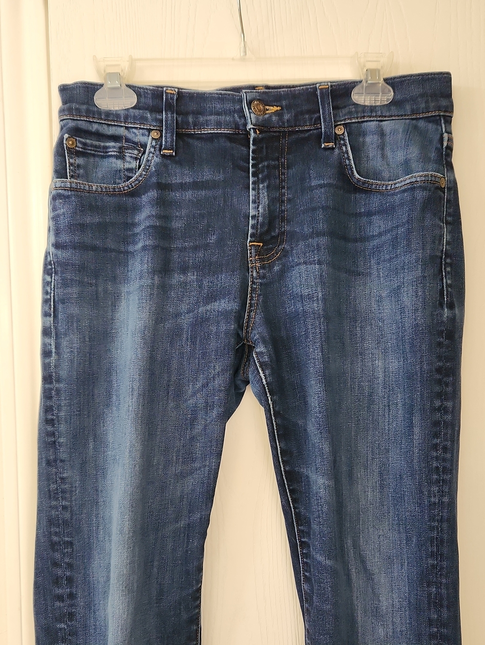 Mens/Unisex 7 For All Mankind Slimmy Straight Leg Jeans Size 31 GUC - Picture 2 of 12